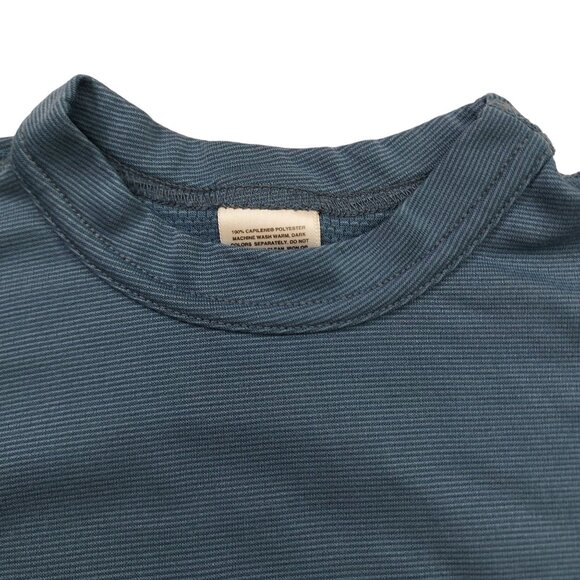 Patagonia Capilene Base Layer Kids Small Green Long Sleeve Crew Neck - Picture 3 of 9